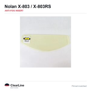 Nolan X-803 RS / X-803 Anti-Fog Insert — Stops Visor Fogging