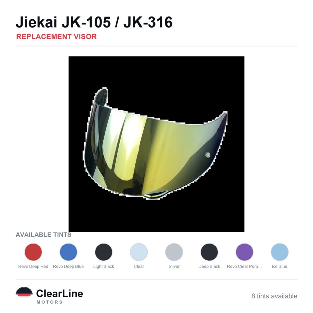 Jiekai JK-105 / JK-316 Replacement Visor