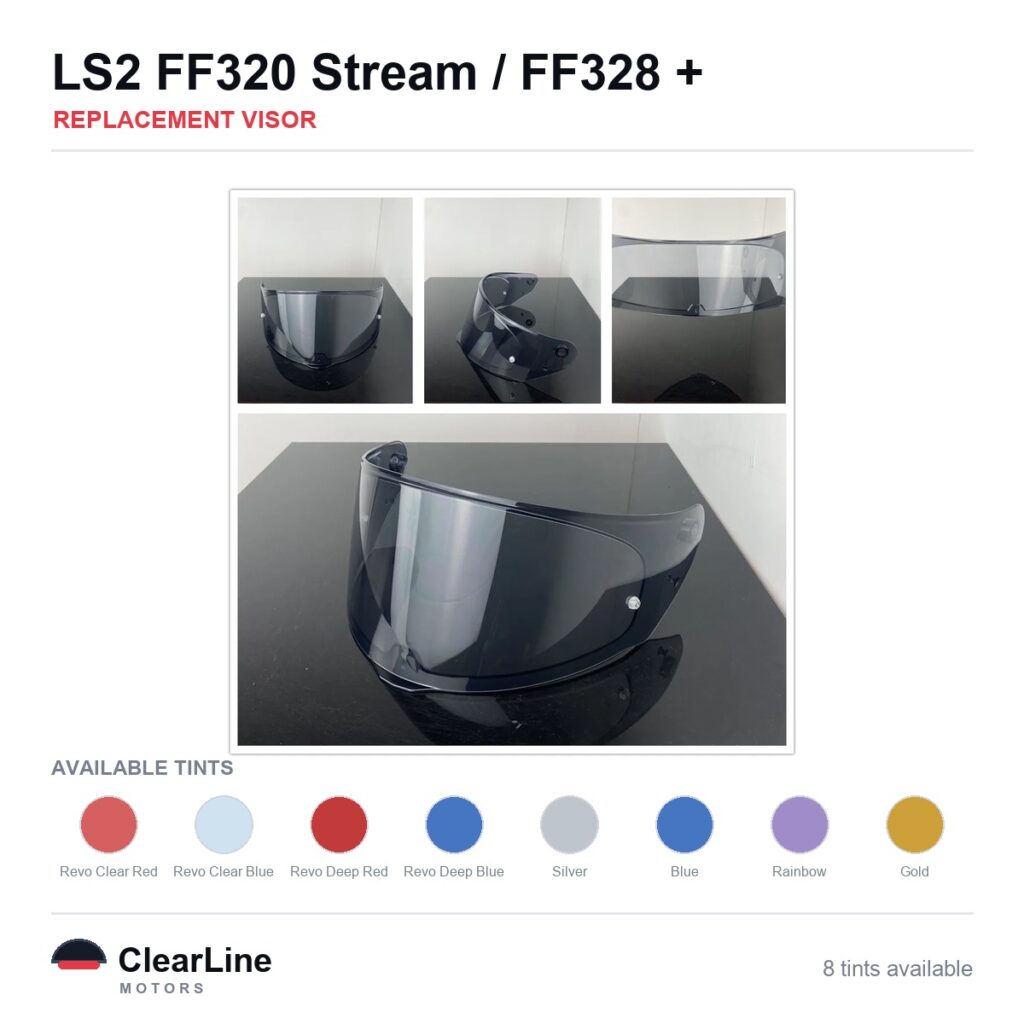 LS2 FF320 Stream / FF328 / FF353 Rapid / FF800 Replacement Visor