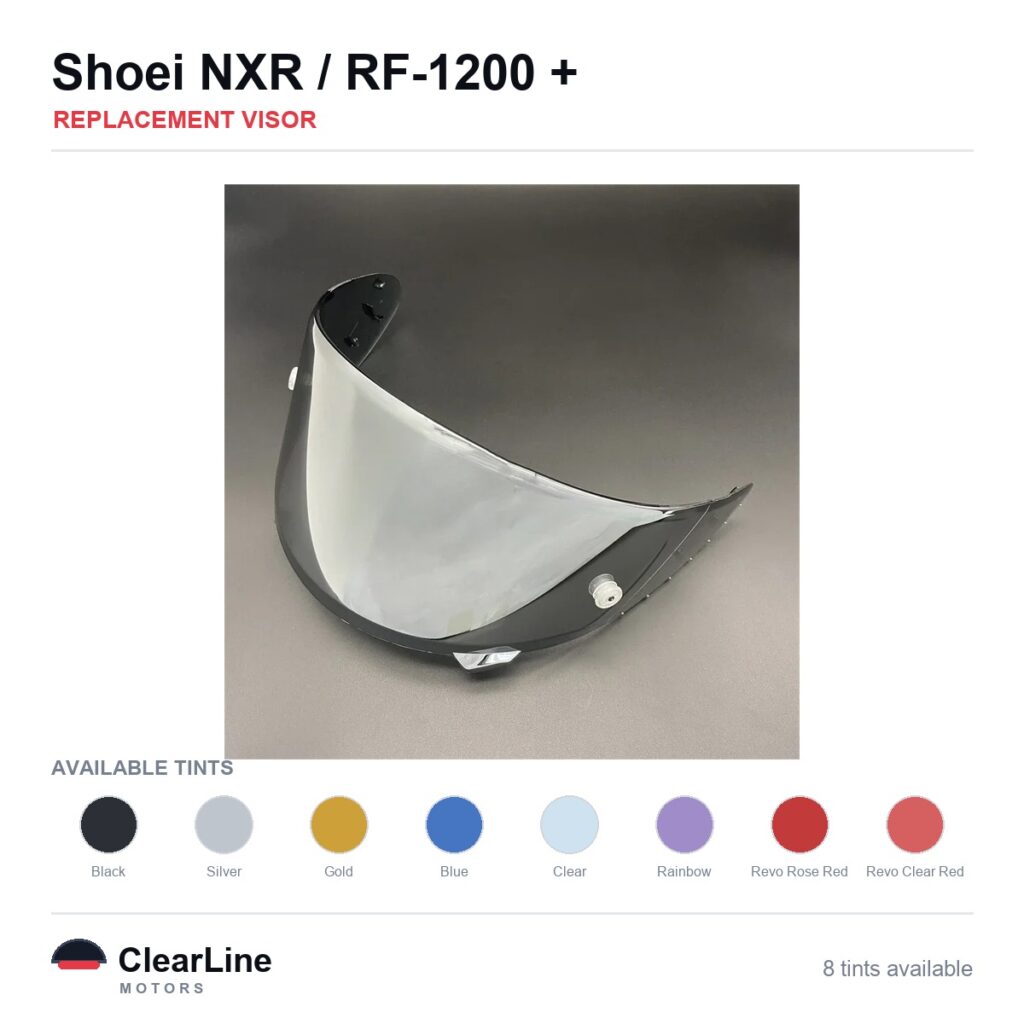 Shoei NXR / RF-1200 / X-Fourteen / X-Spirit & more Replacement Visor