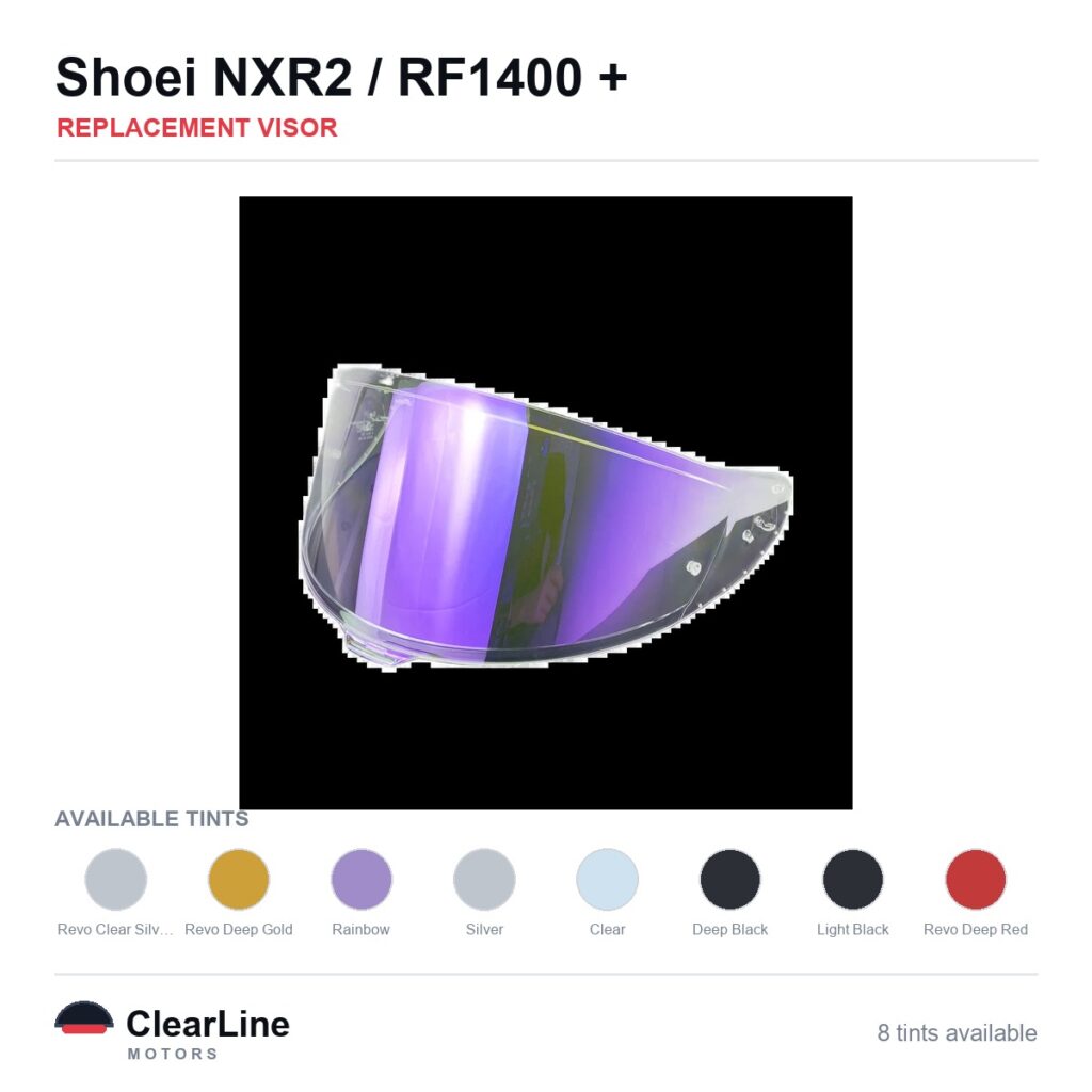 Shoei NXR2 / RF-1400 / Z-8 Replacement Visor