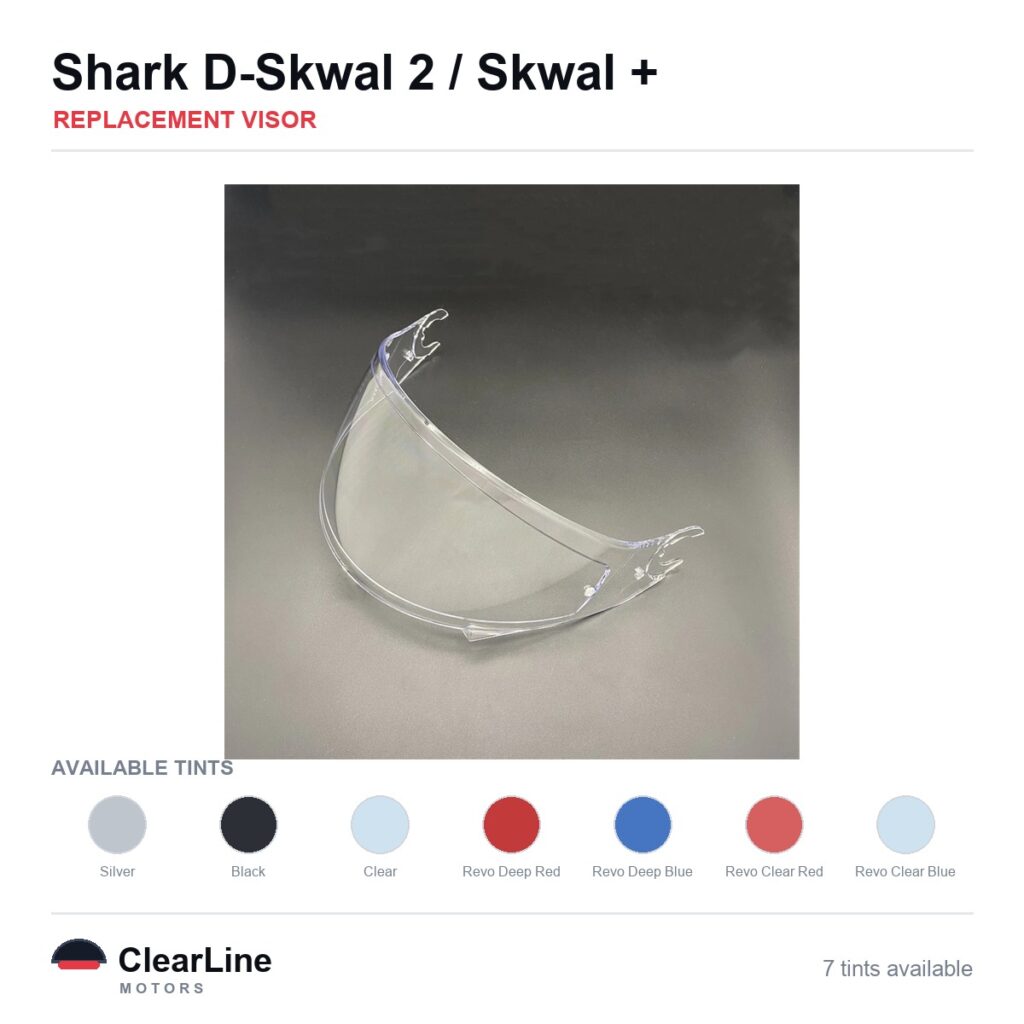 Shark D-Skwal 2 / Skwal / Spartan Replacement Visor