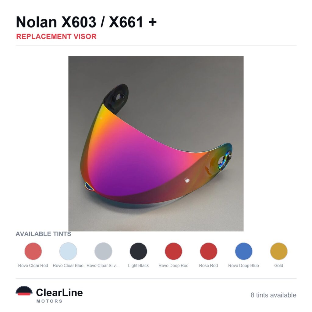 Nolan X-603 / X-661 / X-702 GT / X-702 & more Replacement Visor