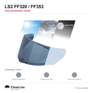 LS2 FF320 / FF353 Photochromic Visor