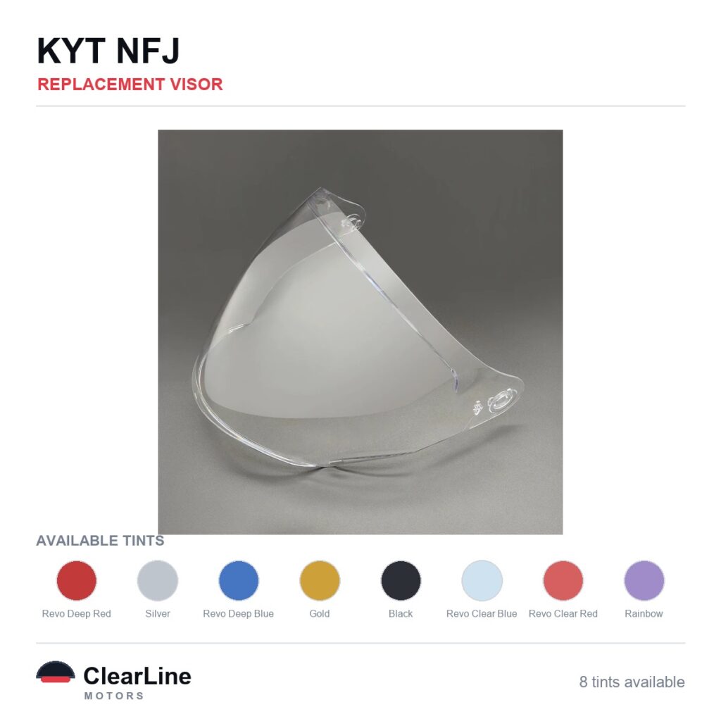 KYT NFJ Replacement Visor