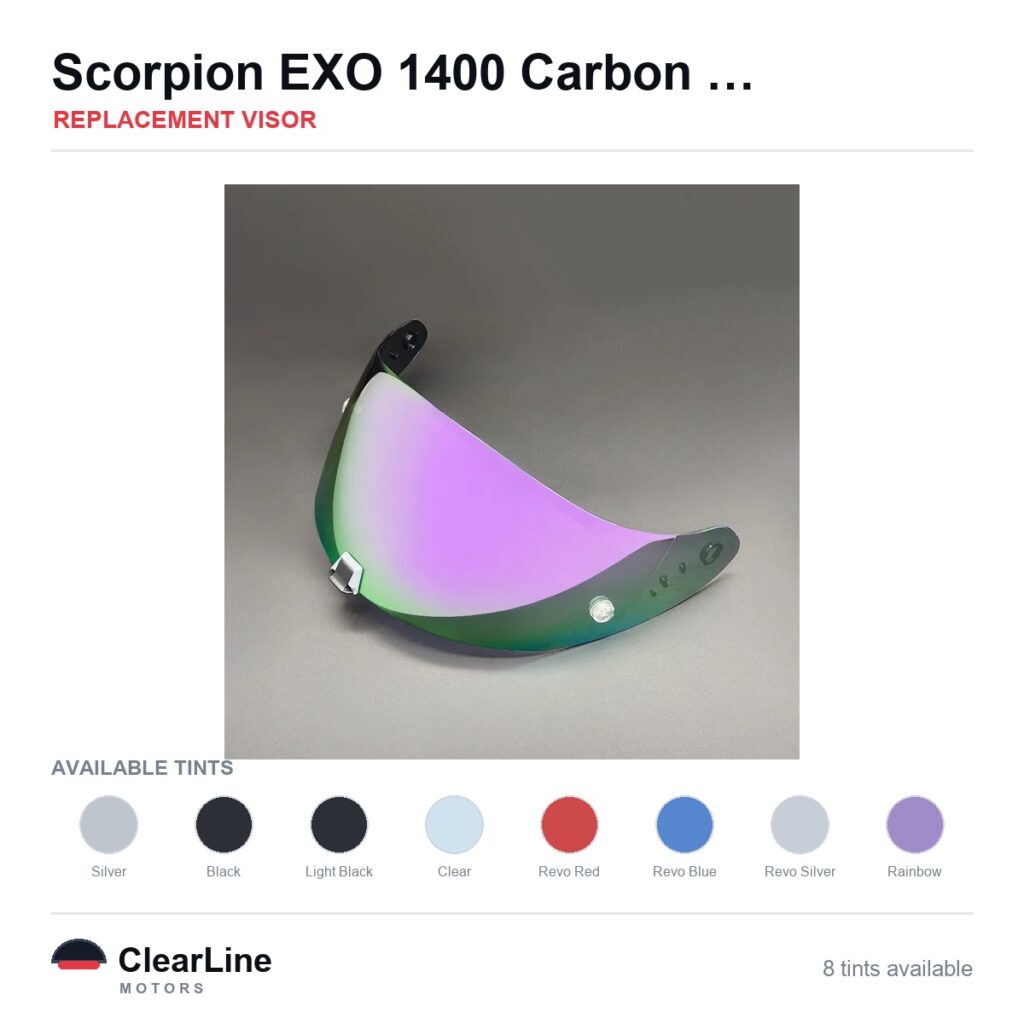 Scorpion Exo 1400 Carbon / Exo 520 / EXO R1 Air Replacement Visor
