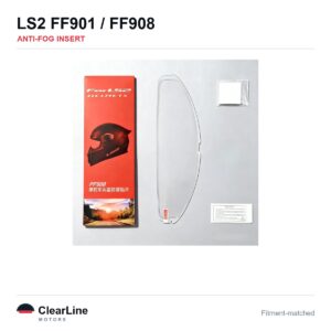 LS2 FF901 / FF908 Anti-Fog Insert — Stops Visor Fogging