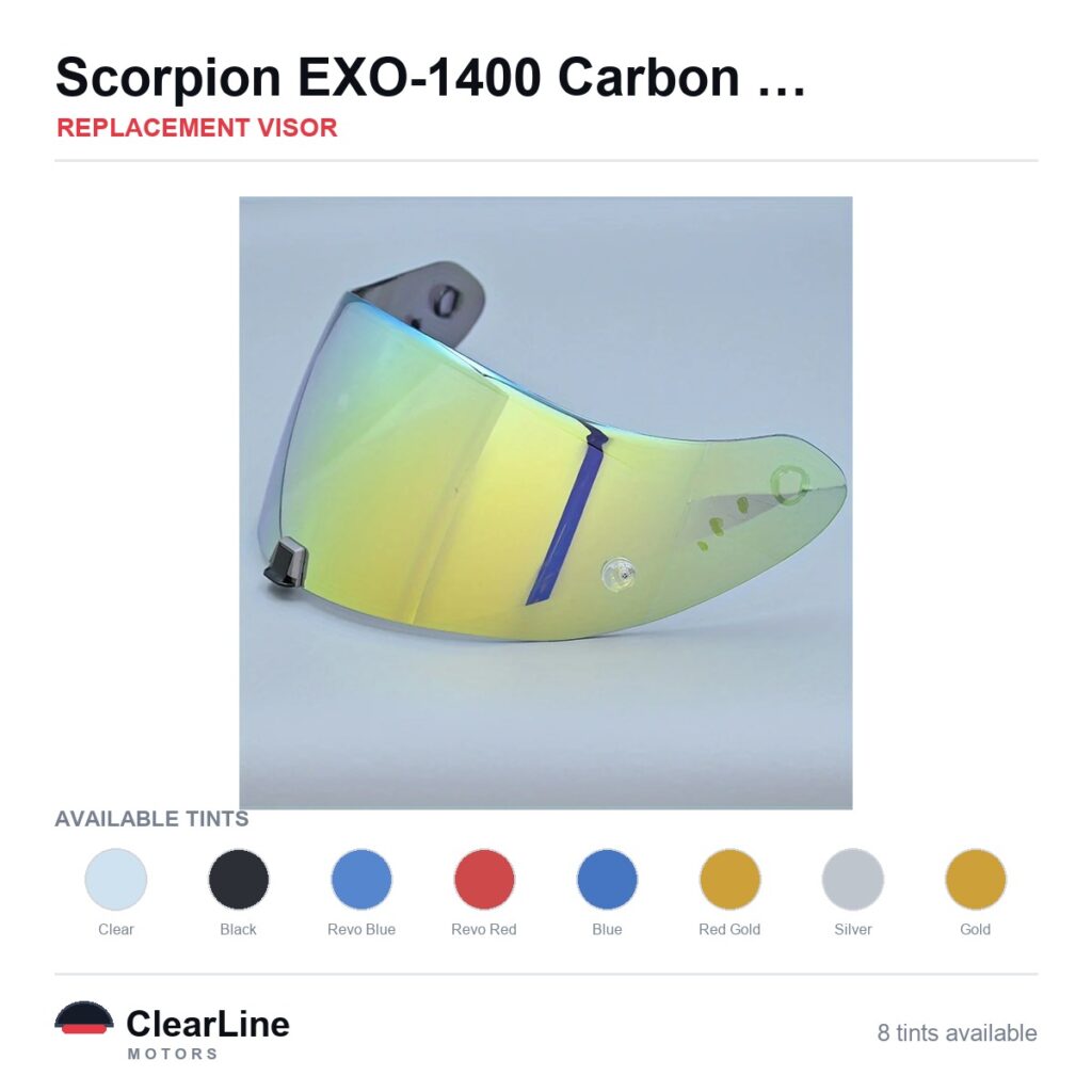 Scorpion Exo 1400 Carbon / Exo 520 / EXO-R1 Replacement Visor