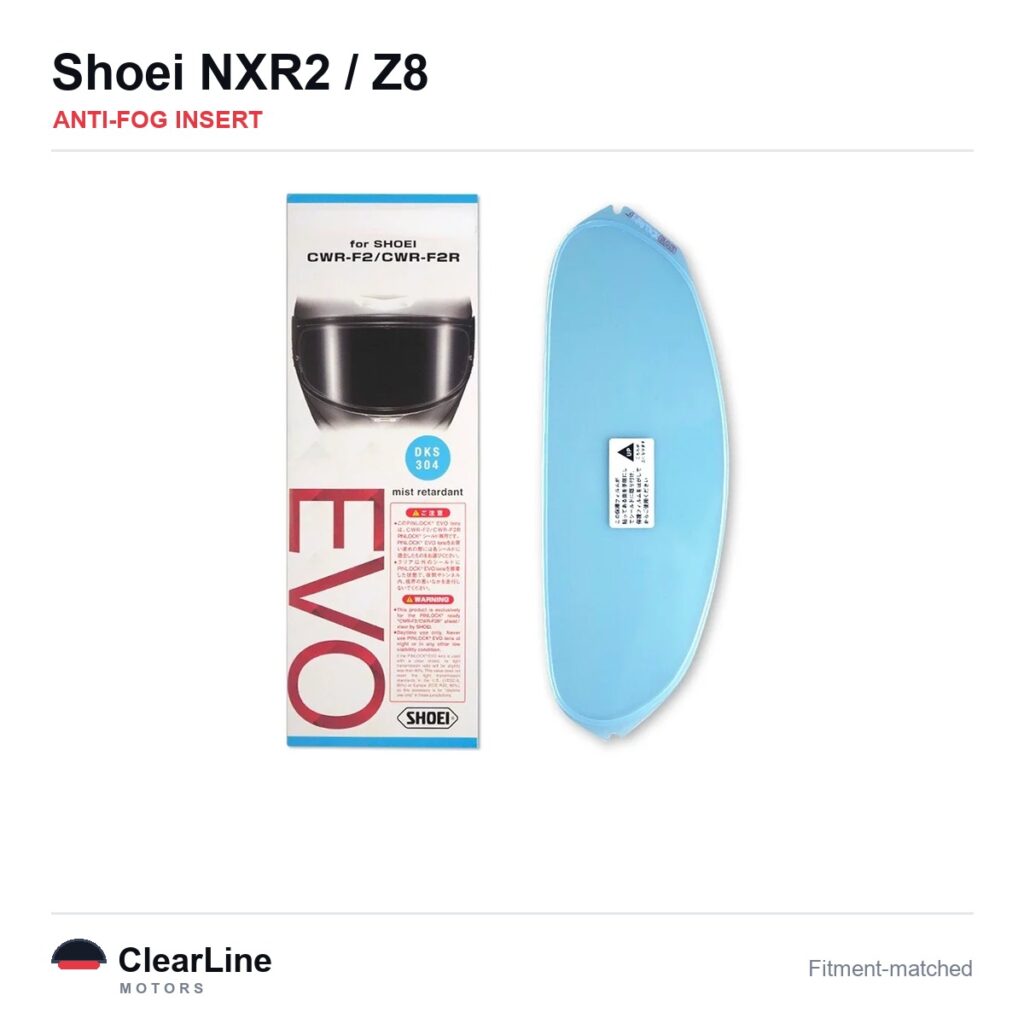 Shoei NXR2 / Z-8 Anti-Fog Insert