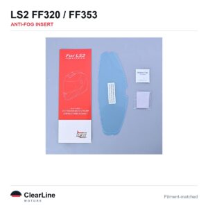 LS2 FF320 / FF353 Anti-Fog Insert — Stops Visor Fogging