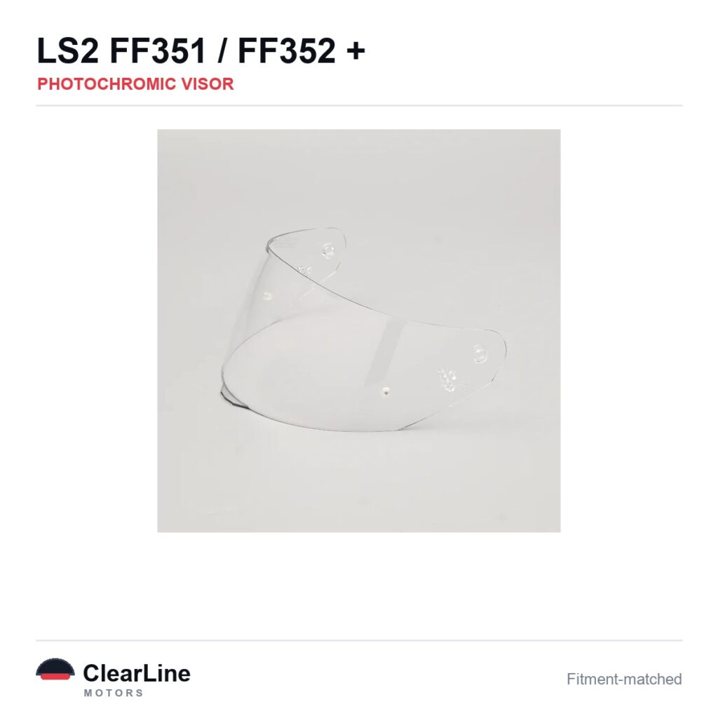 LS2 FF351 / FF352 / FF384 Photochromic Visor
