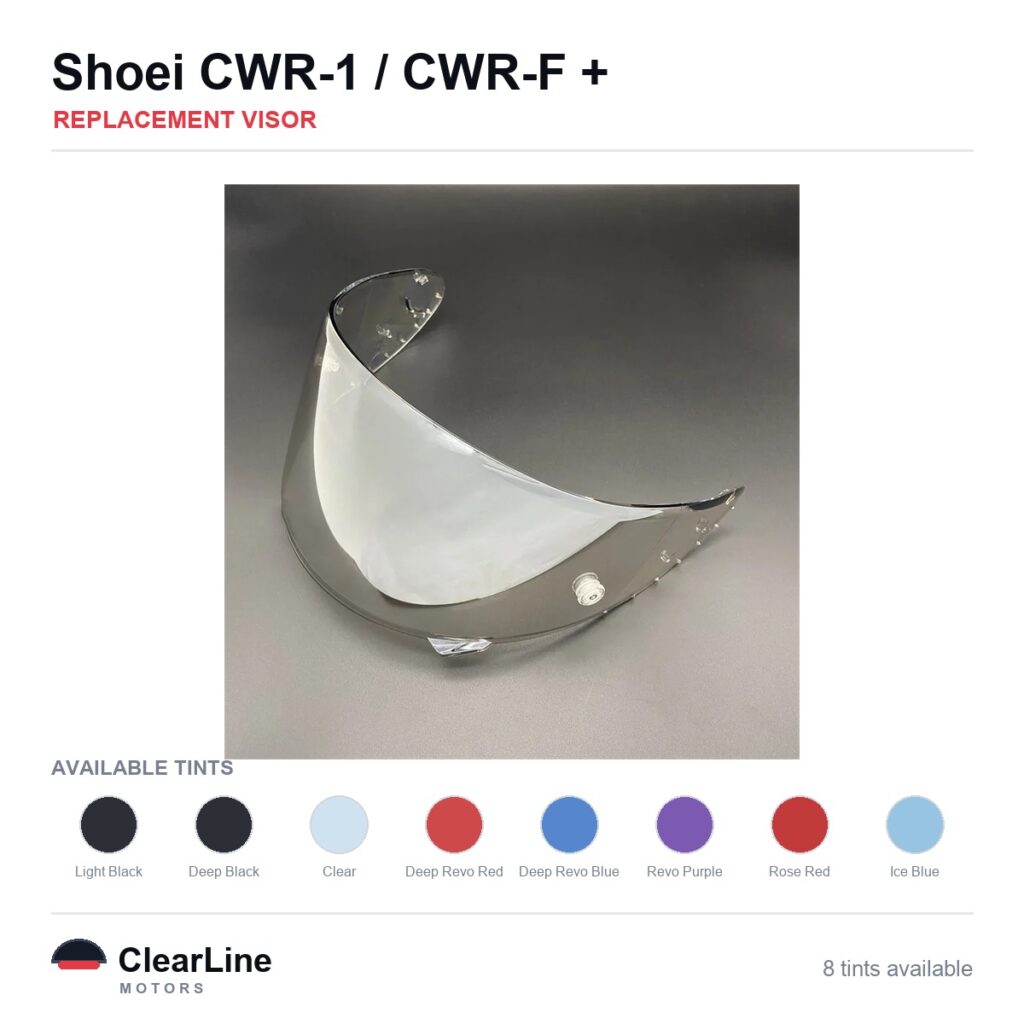 Shoei NXR / RF-1200 / RYD / X-14 & more Replacement Visor
