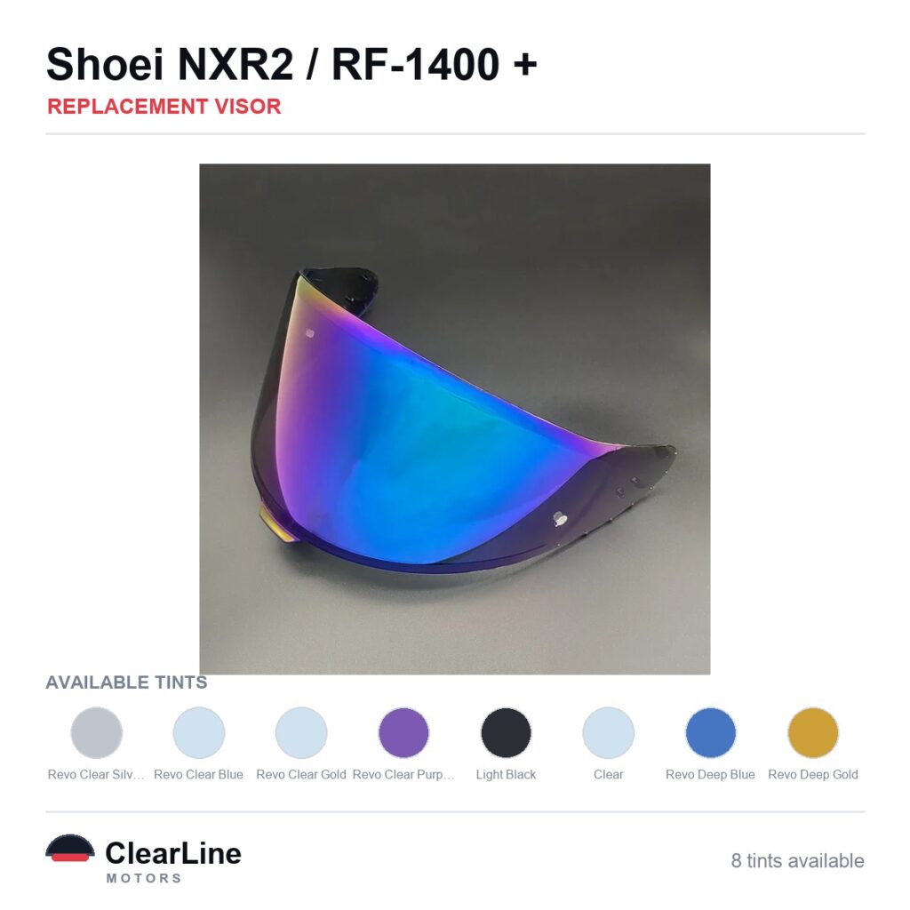Shoei NXR2 / RF-1400 / X-Fifteen / Z-8 Replacement Visor