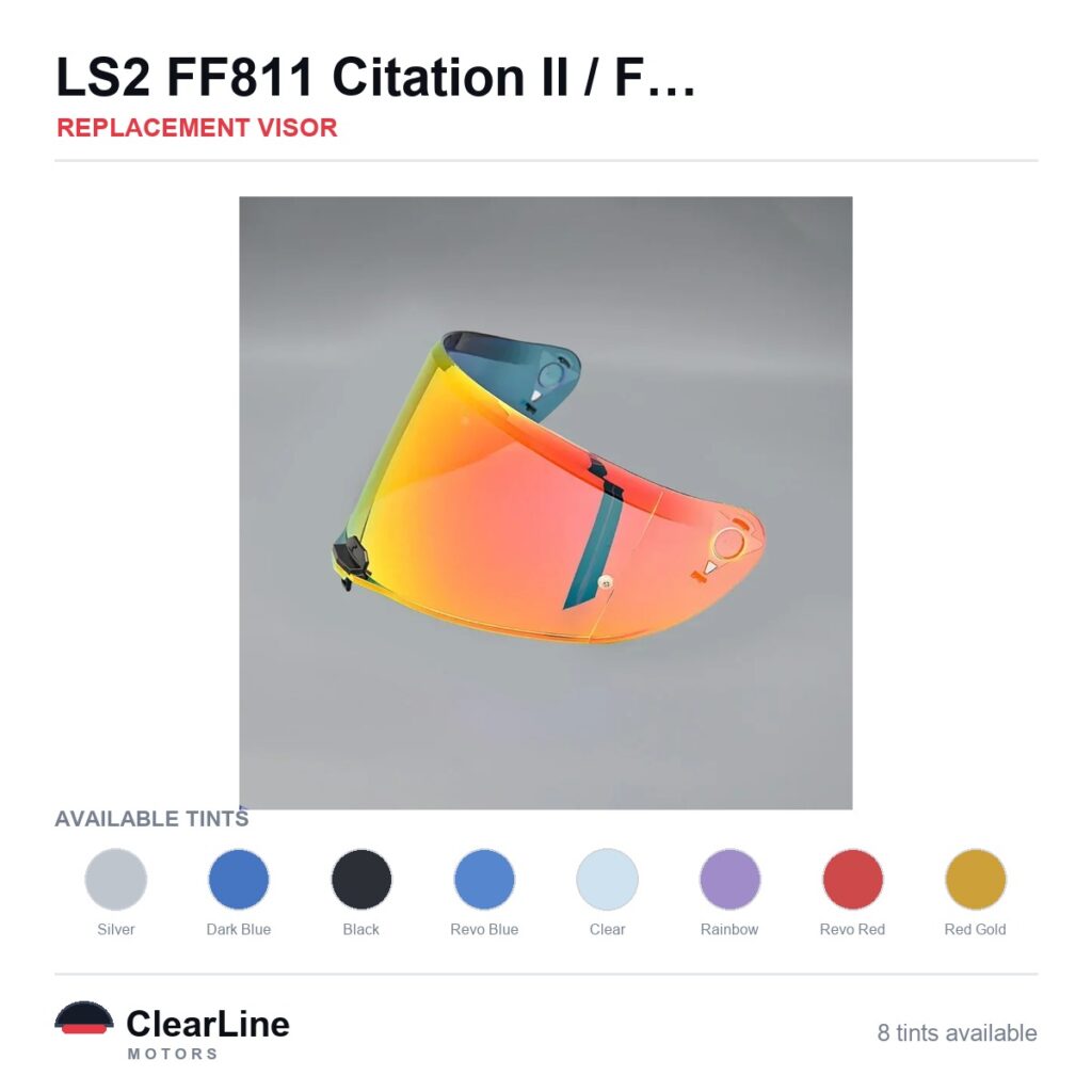 LS2 FF811 Citation II / FF811 Vector II Replacement Visor