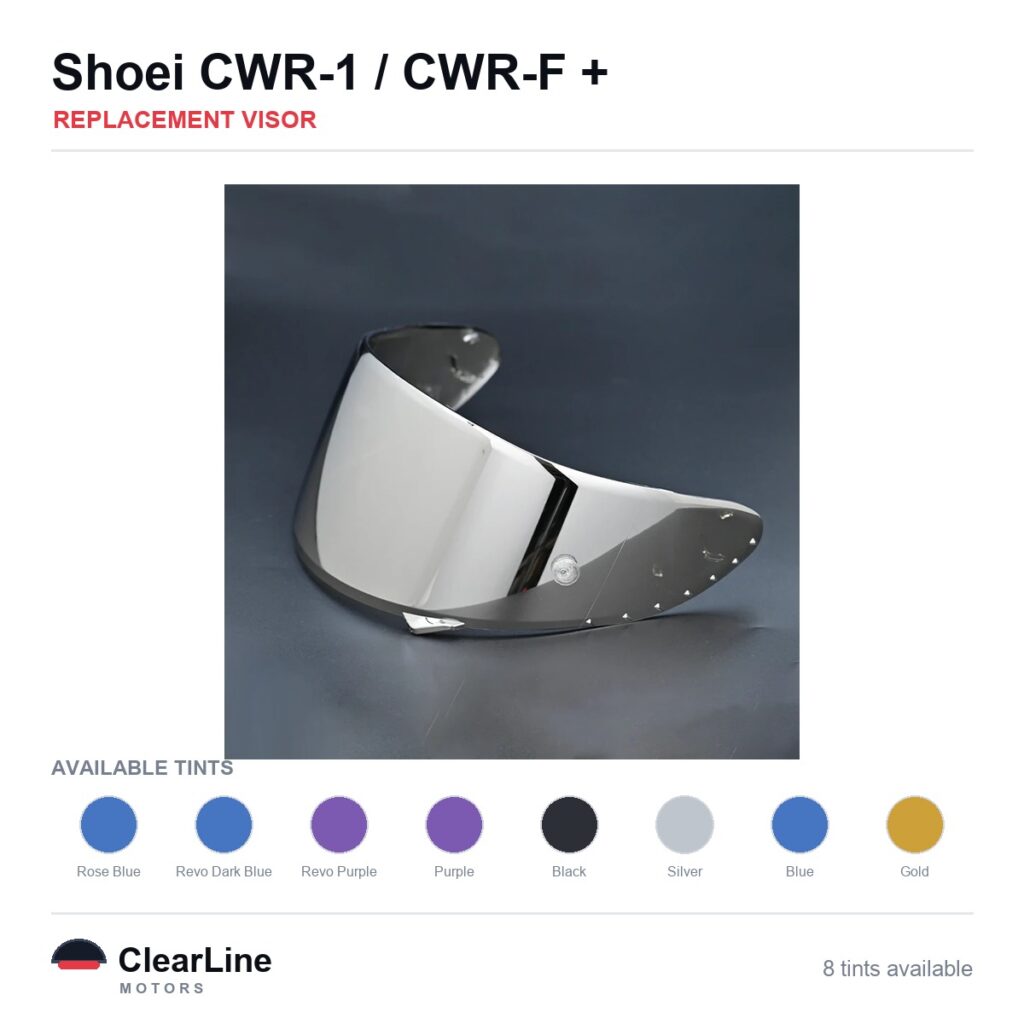 Shoei NXR / RF-1200 / RYD / X-Fourteen & more Replacement Visor