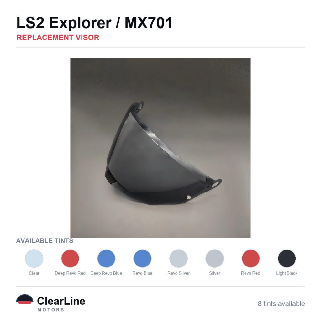 LS2 Explorer / MX-701 Replacement Visor