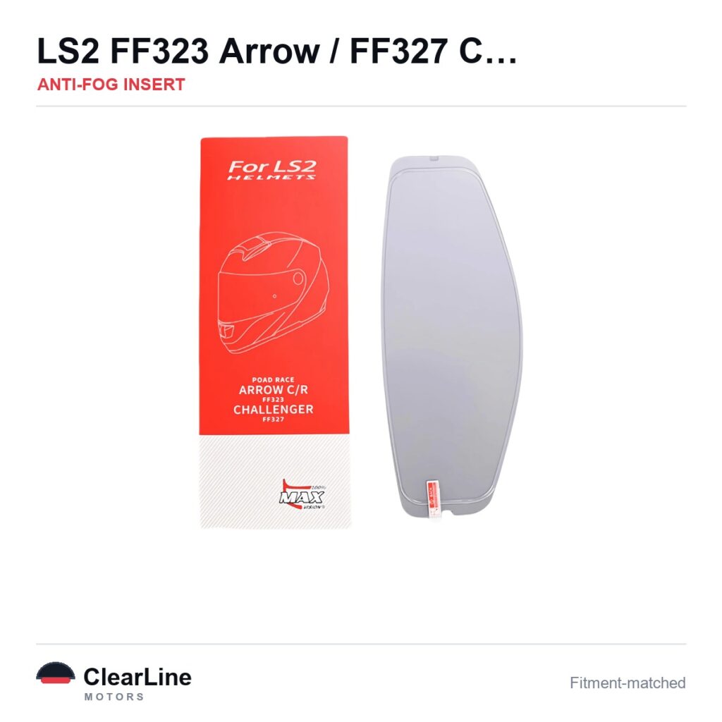 LS2 FF323 Arrow / FF327 Challenger Anti-Fog Insert