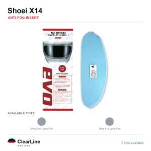 Shoei X-14 Anti-Fog Insert — Stops Visor Fogging