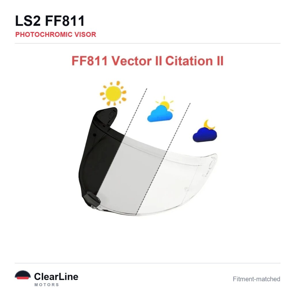 LS2 FF811 Photochromic Visor