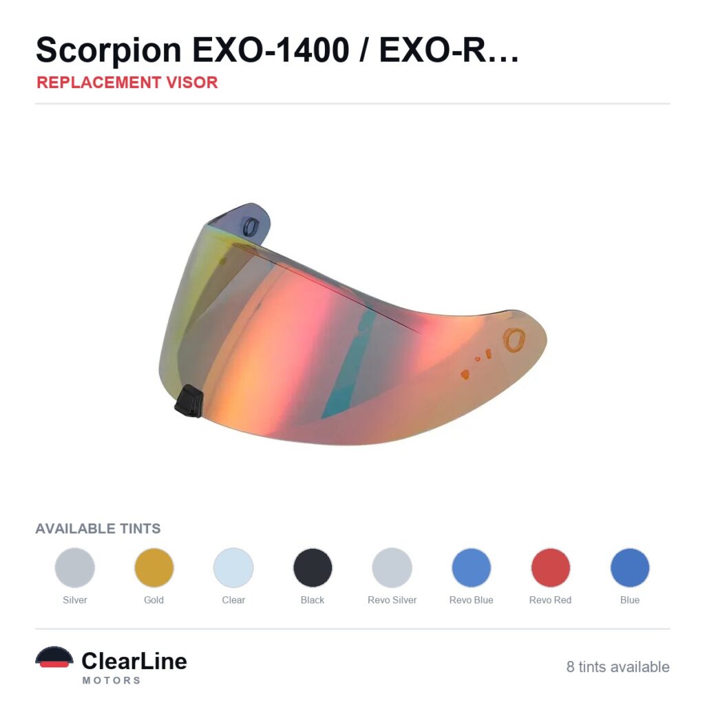 Scorpion EXO-1400 / EXO-R1 / EXO-R520 Replacement Visor