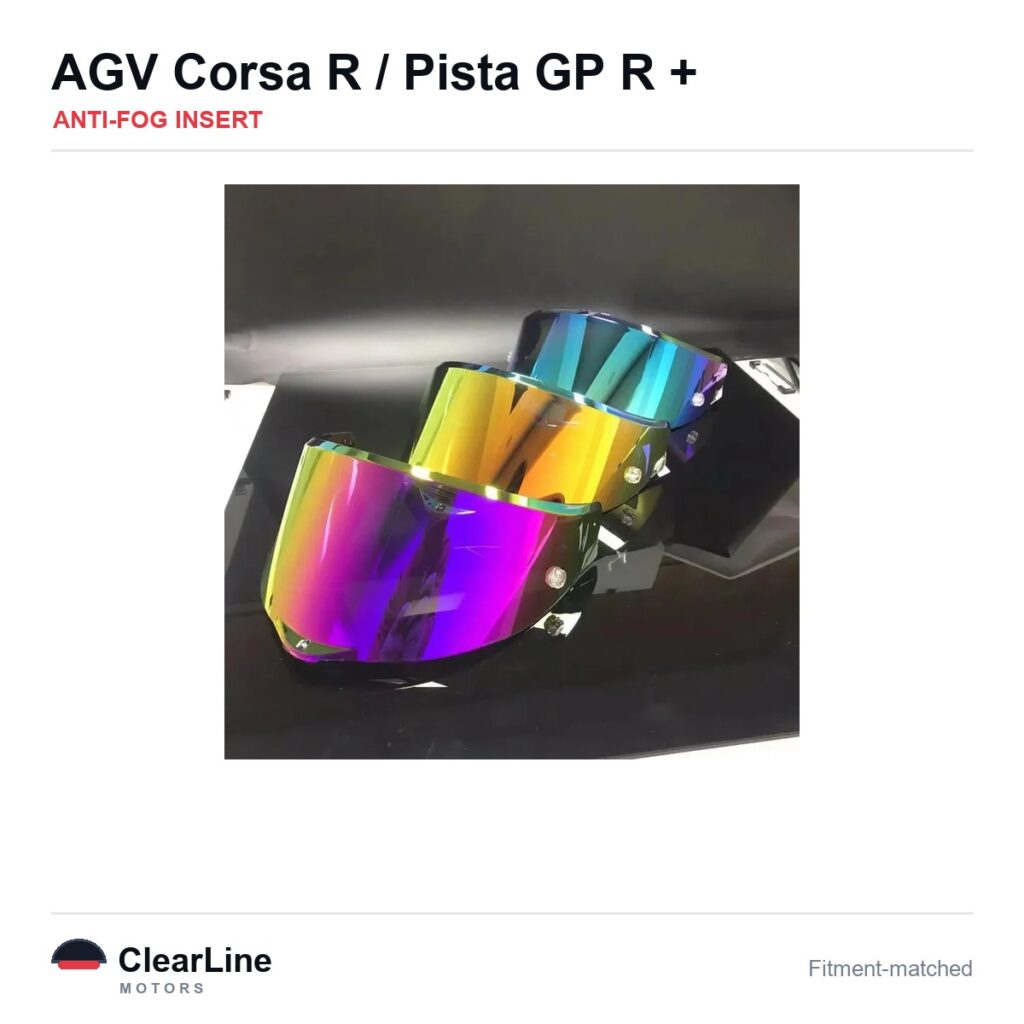 AGV Corsa R / Pista GP R / Pista GP RR Anti-Fog Insert