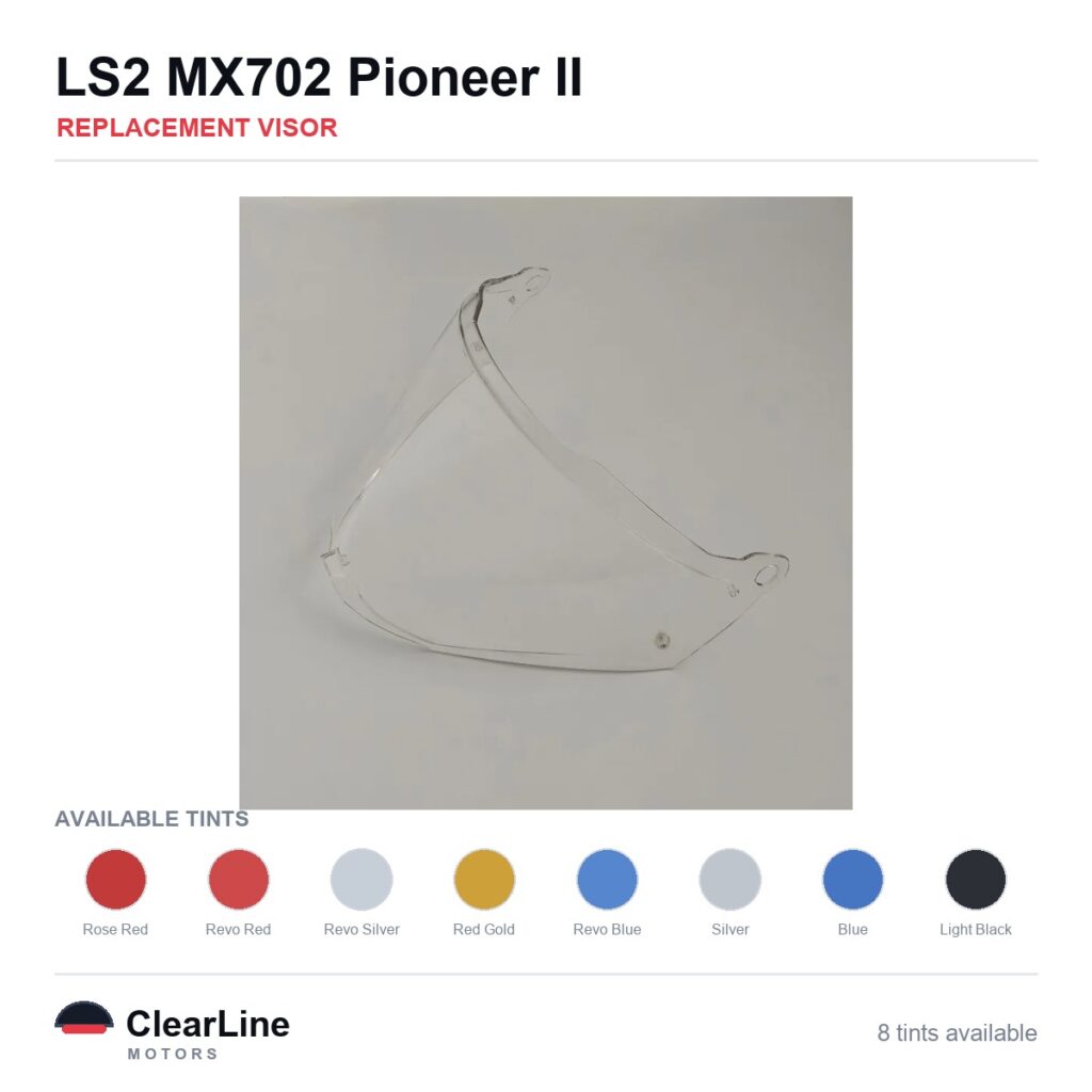 LS2 MX702 Pioneer II Replacement Visor