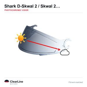 Shark D-Skwal 2 / Skwal 2 / Spartan Photochromic Visor