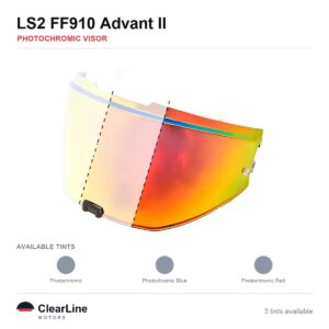 LS2 FF910 Advant II Photochromic Visor