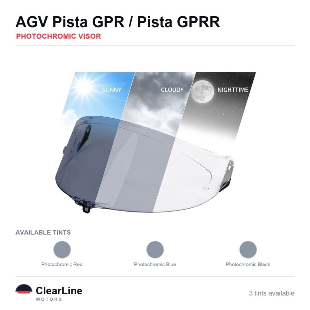 AGV Pista GP R / Pista GP RR Photochromic Visor