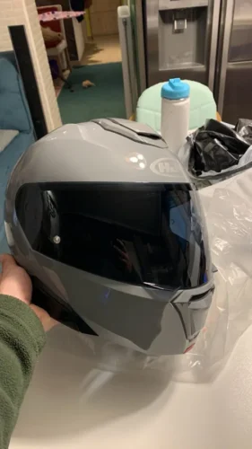 Review photo – HJC i90 / i91 Anti-Fog Insert