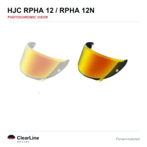 HJC RPHA 12 / RPHA 12N Photochromic Visor — Auto-Tint Day & Night