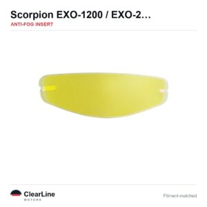 Scorpion EXO-1200 / EXO-2000 / EXO-390 / EXO-410 & more Anti-Fog Insert — Stops Visor Fogging