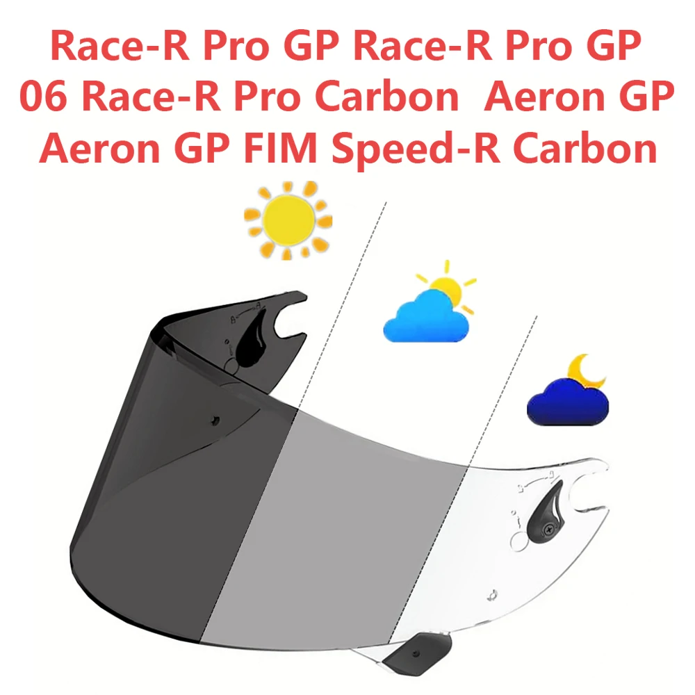 Shark Aeron GP FIM / Aeron GP / Race-R Pro Carbon / Race-R Pro GP Photochromic Visor – photo 2