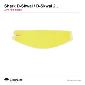 Shark D-Skwal 2 / D-Skwal / Spartan Anti-Fog Insert — Stops Visor Fogging