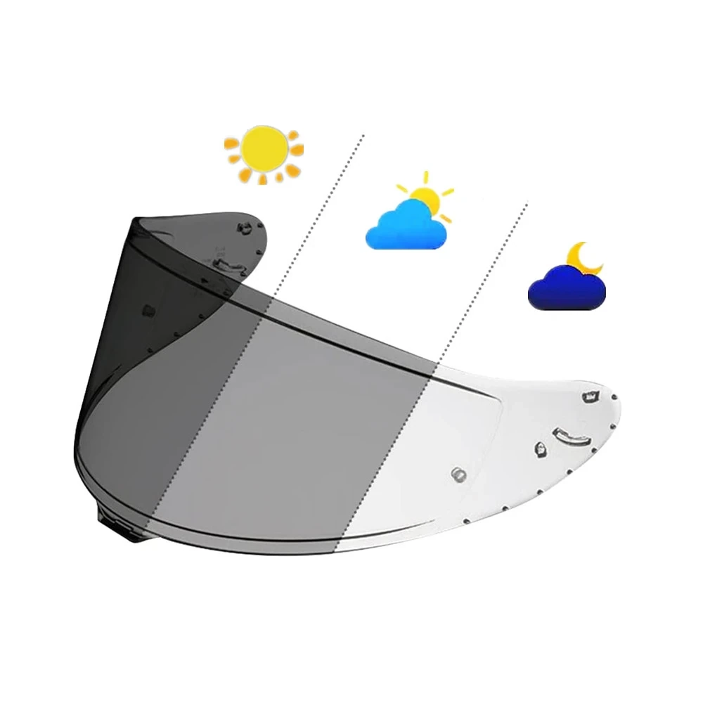 Shoei Glamster / GT-Air / J-Cruise / J.O & more Photochromic Visor