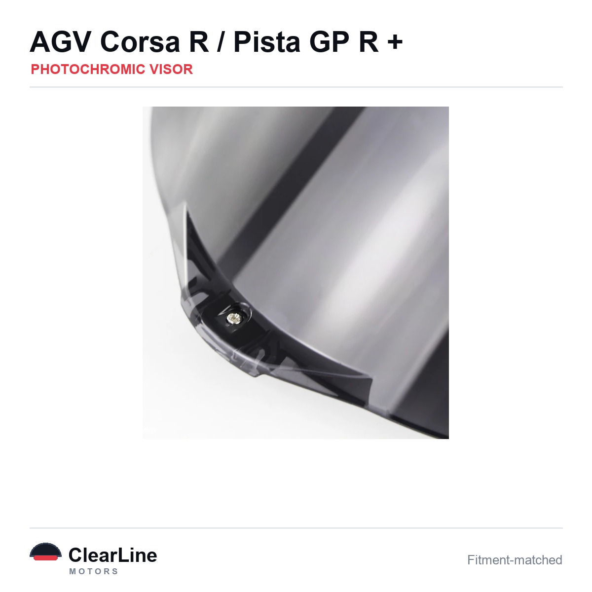 AGV Corsa R / Pista GP R / Race 3 Photochromic Visor