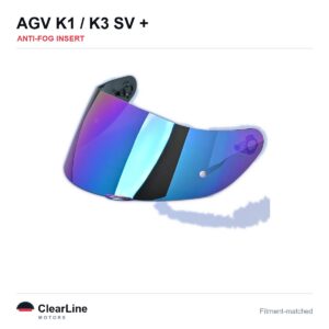 AGV K1 / K3 SV / K5 S / K5 Anti-Fog Insert — Stops Visor Fogging