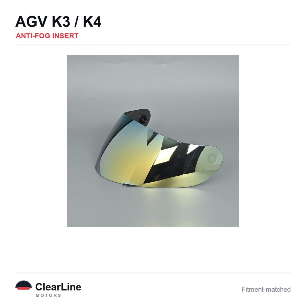 AGV K3 / K4 Anti-Fog Insert — Stops Visor Fogging