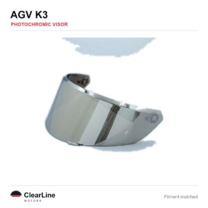 AGV K3 Photochromic Visor — Auto-Tint Day & Night