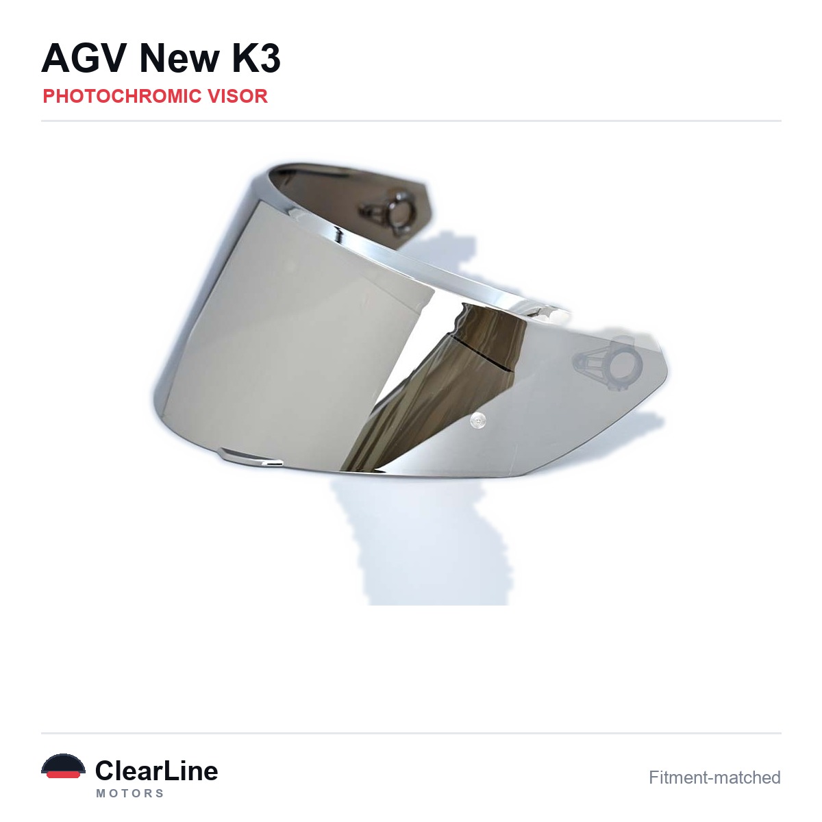 AGV New K3 Photochromic Visor