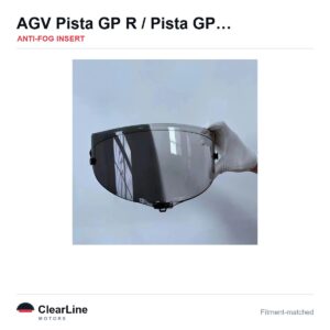 AGV Pista GP R / Pista GP RR / Race 2 / Race 3 Anti-Fog Insert — Stops Visor Fogging