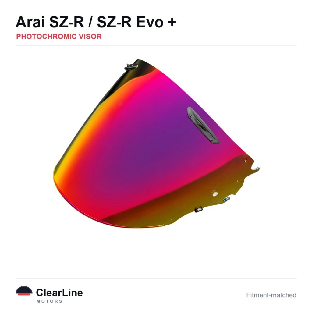 Arai SZ-R Evo / SZ-R / VZ-Ram Photochromic Visor