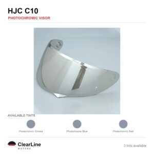 HJC C10 Photochromic Visor — Auto-Tint Day & Night