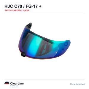 HJC C70 / FG-17 / FG-ST / IS-17 Photochromic Visor — Auto-Tint Day & Night