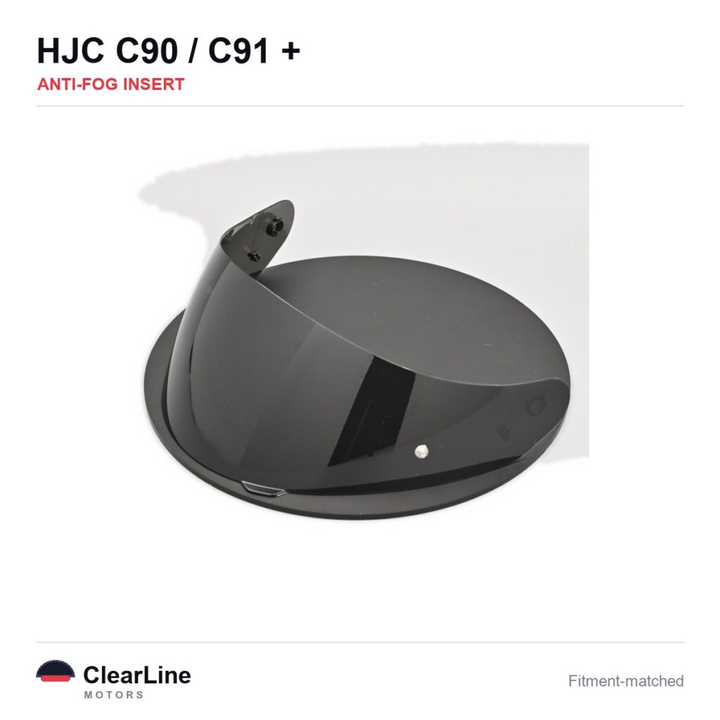 HJC C90 / C91 / C91N / CL-MAX 2 & more Anti-Fog Insert — Stops Visor Fogging