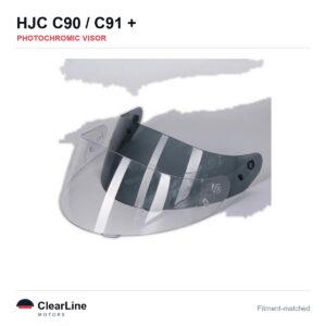 HJC C90 / C91 / CL-MAX 2 / CL-MAX 3 & more Photochromic Visor — Auto-Tint Day & Night
