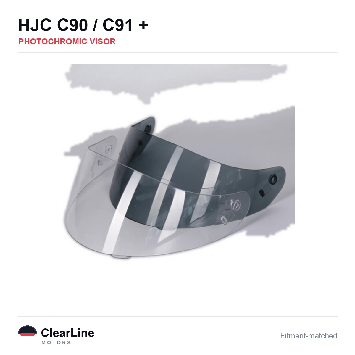 HJC C90 / C91 / CL-MAX 2 / CL-MAX 3 & more Photochromic Visor