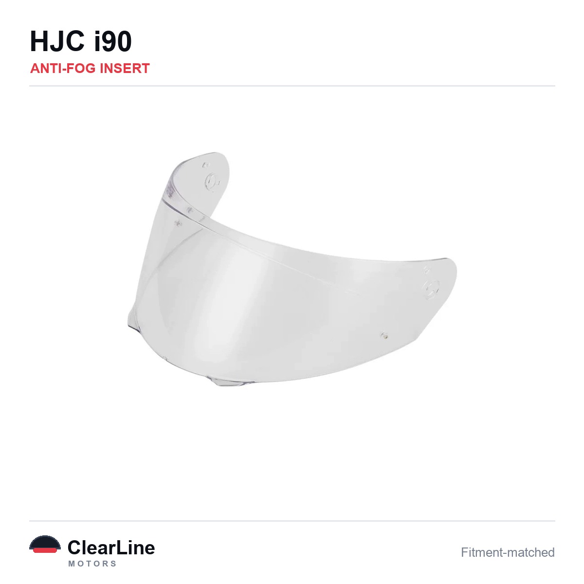 HJC i90 Anti-Fog Insert — Stops Visor Fogging