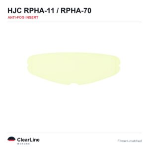 HJC RPHA-11 / RPHA-70 Anti-Fog Insert — Stops Visor Fogging