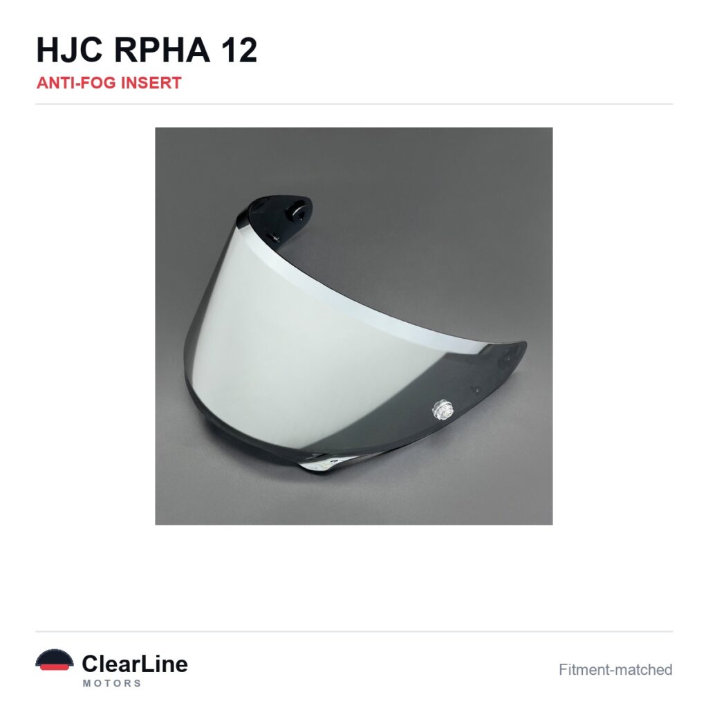 HJC RPHA 12 Anti-Fog Insert — Stops Visor Fogging